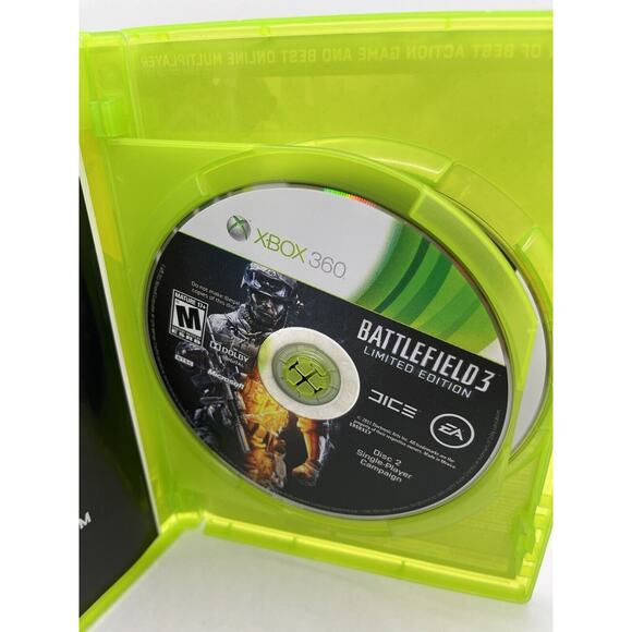 Battlefield 3 - Xbox 360 - Xbox 360, Xbox 360 VGC Tested 2 Disc Free Shipping!!! - Picture 5 of 7